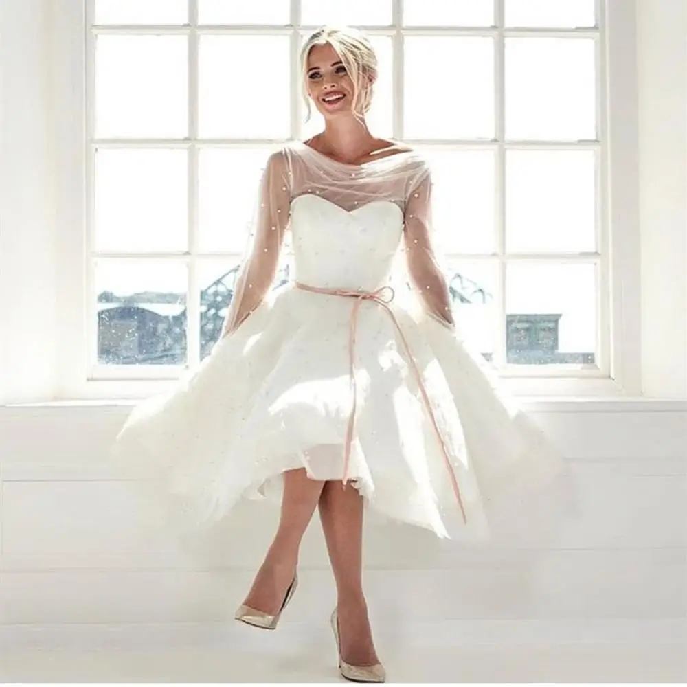 Classy short wedding dresses Clearance