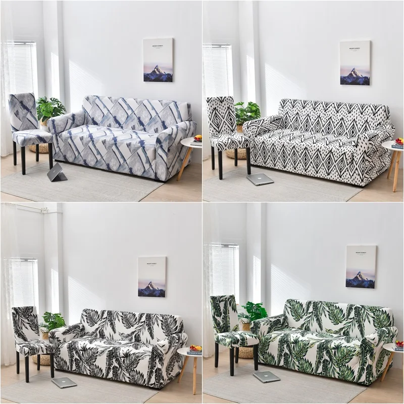 1 2 3 4 Seater L Shape Sofa Covers Slipcover Elastic Stretch Mat Sofa Home Decor 