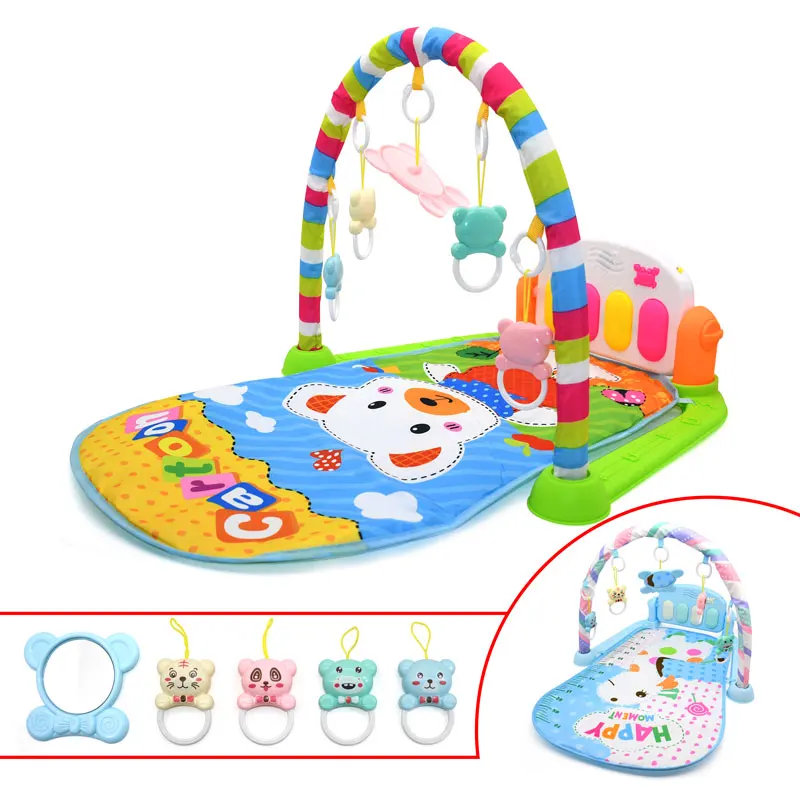 Baby Toys Carpet Crawling-Mat Puzzle Fitness Infant Gym-Toy Music Kid DSUE with Piano