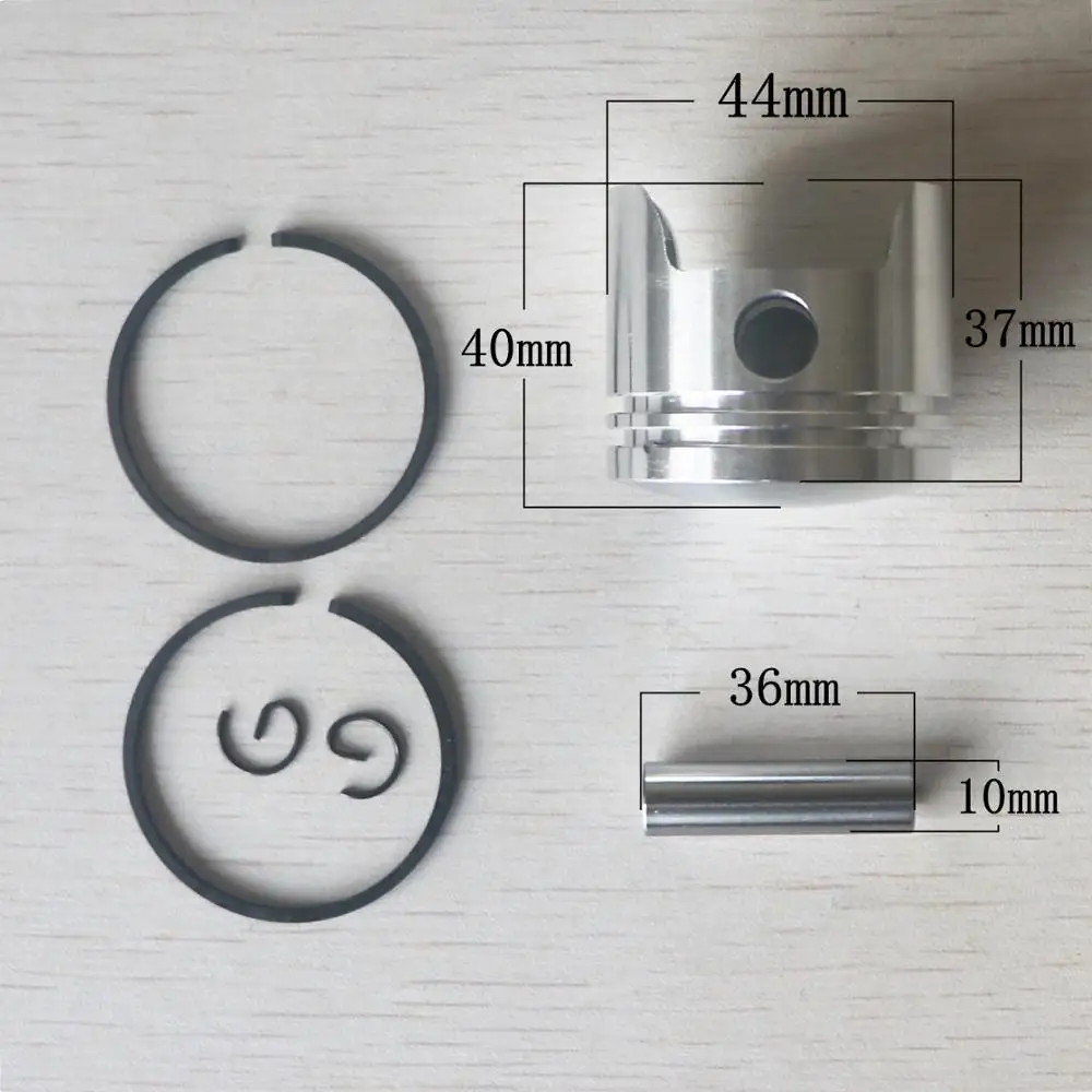 Piston Kit 44 MM for 520 52CC Brush Cutter brush cutter accessories piston rings