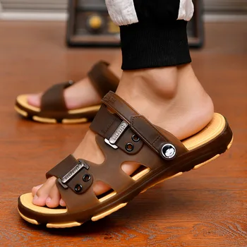 Summer Casual Shoes New Men Sandals Gladiator Sandals Open Toe Platform Outdoor Beach Sandal Rome Footwear 4