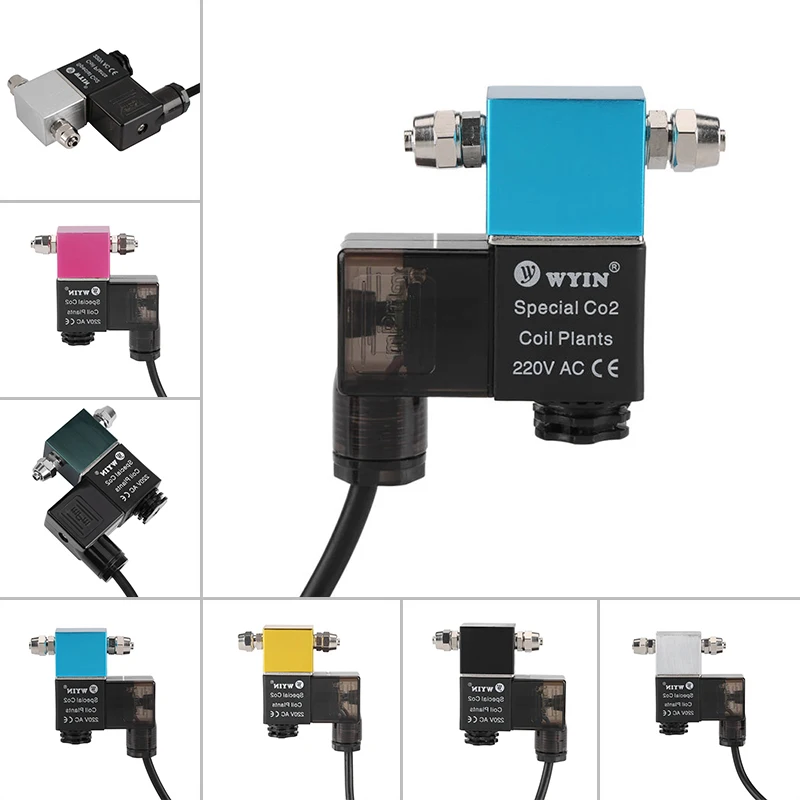 CO2 регулятор рыбы растения для аквариума Системы Магнитный Соленоидный клапан Температура G