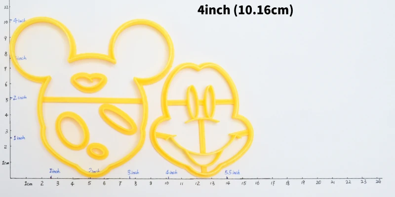 Мультяшный персонаж мышь утка собака дизайн 3d печать PLA пластик помадка украшение для печенья резак набор