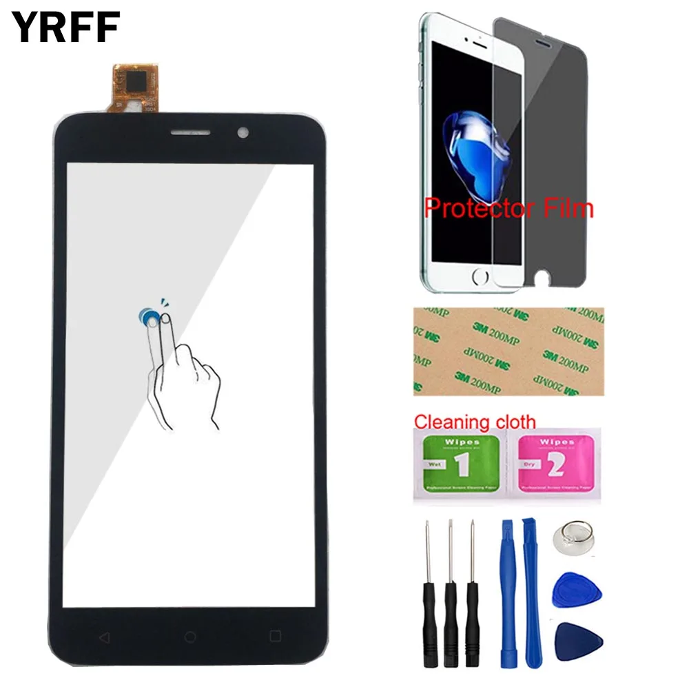 

Touch Screen Digitizer Panel For Fly FS508 Cirrus 6 Touch Panel Front Glass Lens Sensor 5.0'' Touchpad Tools Protector Film
