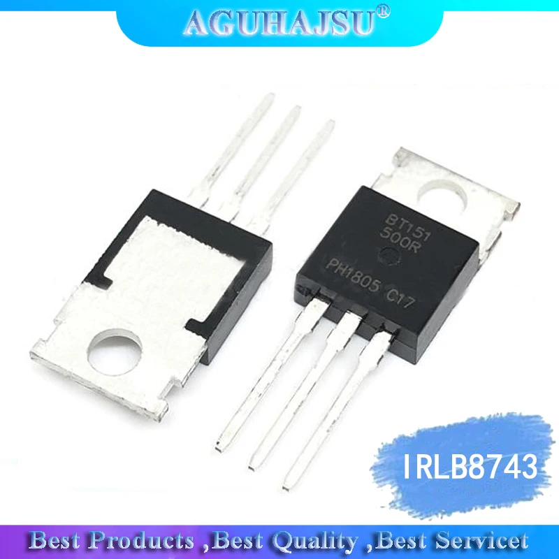 10 шт./лот BT151-500R BT151 BT151-500 scr Тиристор 12A 500V TO-220 molewei новый оригинальный | Электронные