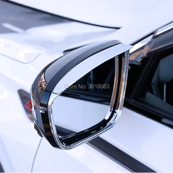 

For Changan Cs75 Plus 2019 2020 ABS Chrome Rearview Mirror Rain Eyebrow Rain Shield Protective Cover Trim Car Styling Accessory