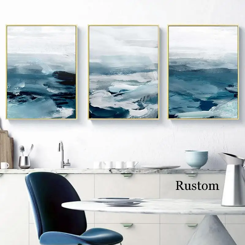 

Modern Nordic Seascape Canvas Picture Posters and Prints for Living Room Hoom Decoration Paintings for Wall Loft Interior