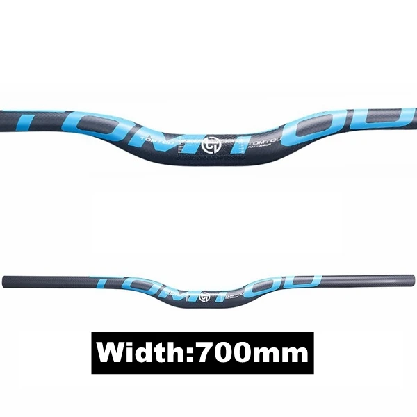 Rise 700MM TOMTOU 3K карбоновый велосипед горный велосипед наборы подъемных/плоских поручней+ аэро подседельный штырь+ вынос руля синий матовый-TB8T13 - Цвет: Rise 700MM