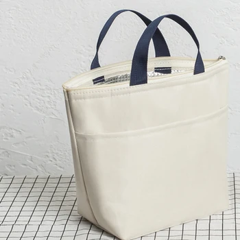 

Men Women Container Waterproof Picnic Insulated Thermal Oxford Cloth School Food Storage Tote Lunch Bag Portable Kids Fresh