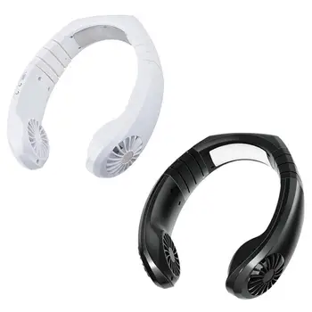 

USB Micro Portable 2 in 1 Air Cooler Mini Electric Air Conditioner Neck Fan