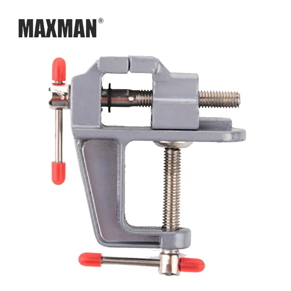 

MAXMAN 30MM Mini Aluminum Alloy Vise High Quality Mini Tool DIY household Flat Table Vise