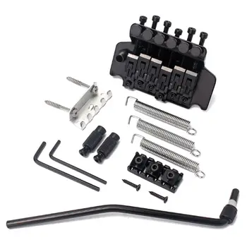 

Floyd Rose Double Locking Tremolo System Bridge for Electric Guitar Parts Black D5BA