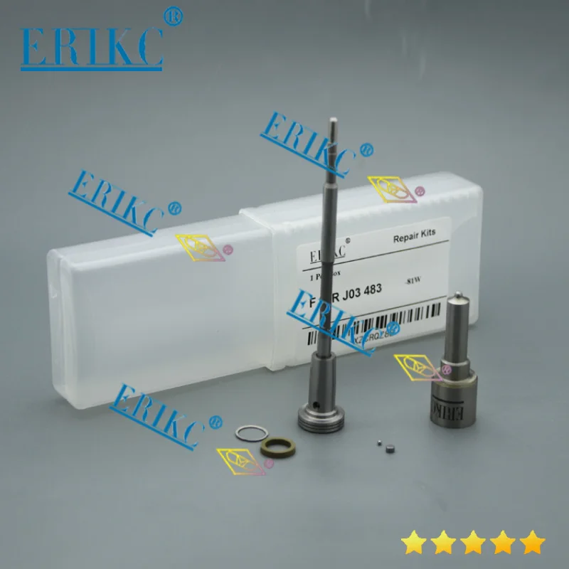 

ERIKC F00RJ03483 Набор для ремонта топливной форсунки с топливной форсункой DLLA144P1707 для дизельного впрыска 0445120122 Cummins 4942359