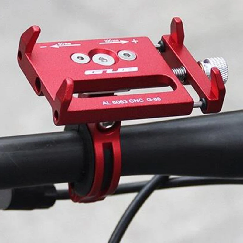 Metal Bike Bicycle Universal Cell Phone Holder Motorcycle Handlebar Mount Handle Phone Support For 3.5-6.2" iPhone