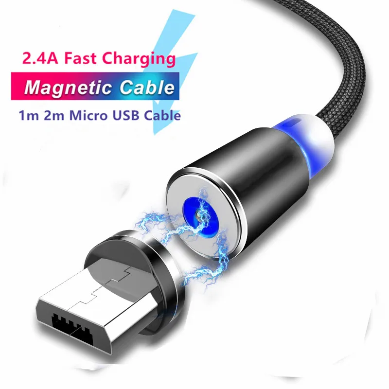 Магнитный СВЕТОДИОДНЫЙ модуль панели управления USB кабель Быстрая зарядка магнитное зарядное устройство для зарядки данных Micro USB кабель мобильного телефона кабель USB шнур
