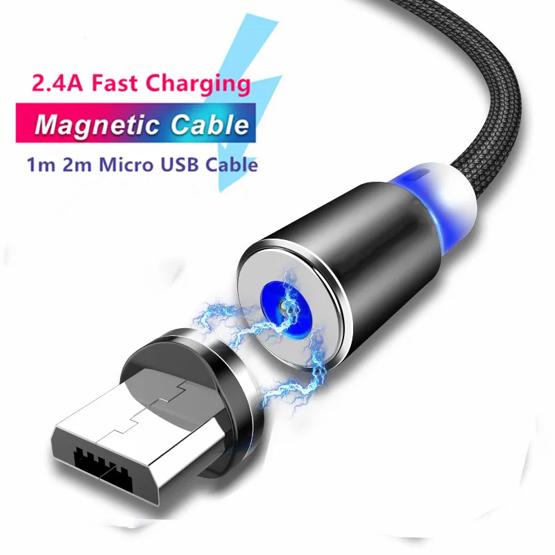 

Magnetic USB Cable Micro USB Cable Fast Charging Magnet Charger Data Charge Micro USB Cable Mobile Phone Cable USB Cord