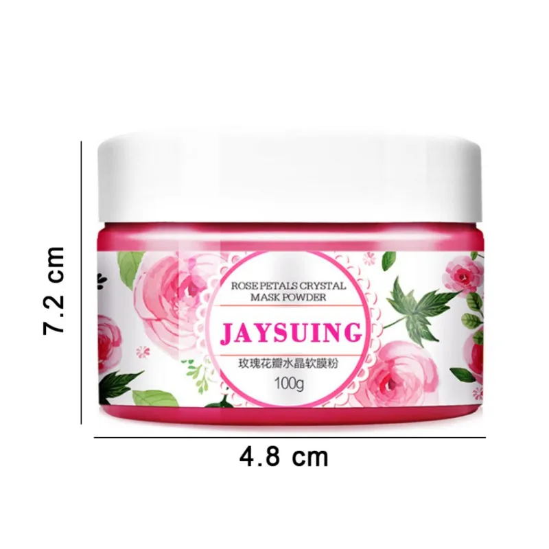 Natural Organic Rose Petal Crystal Soft Powder Long-lasting Moisturizing Brightening Mask Powder