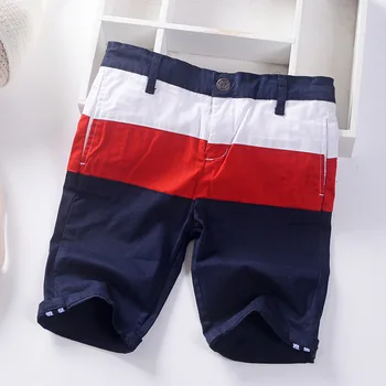 

handsome boys straight cargo pants kids short cotton fashion children's clothing summer