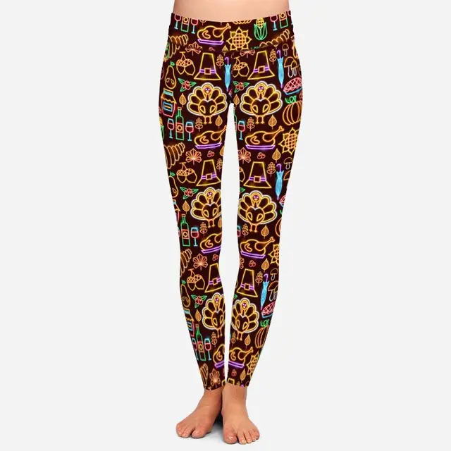 plus size thanksgiving leggings