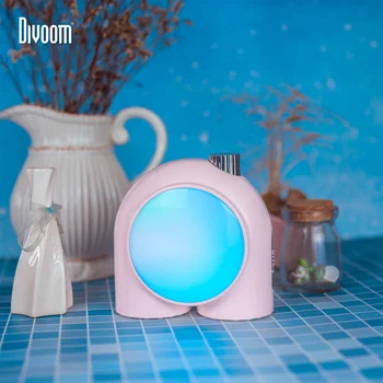 Divoom Planet-9 dekorative stimmung lampe mit programmierbare RGB LED licht effekte, neon licht atmosphäre nacht lampe, musik steuerung