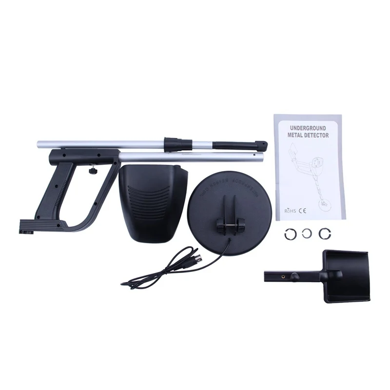 MD-4030 6.5 inch Metal Detector, Deep Sensitive Search Adjustable Stem Function, Lightweight Gold Detector With Waterproof Coil