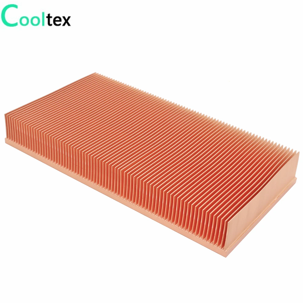 Радиатор COOLTEX 150x80x20 мм из чистой меди радиатор с плавником для электронного чипа