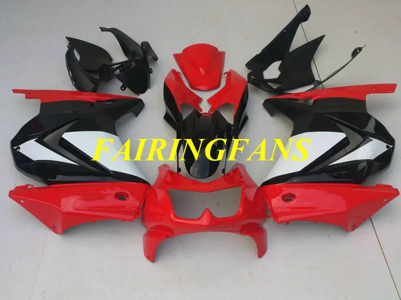 Инжекторный обтекатель для KAWASAKI Ninja ZX250R 08 09 10 11 12 ZX 250R 2008 2012 красный черный