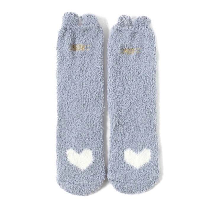 High Quality Winter Cat Claws Cute Thick Warm Sleep Floor Socks for Women Girls Home Indoor NCM99
