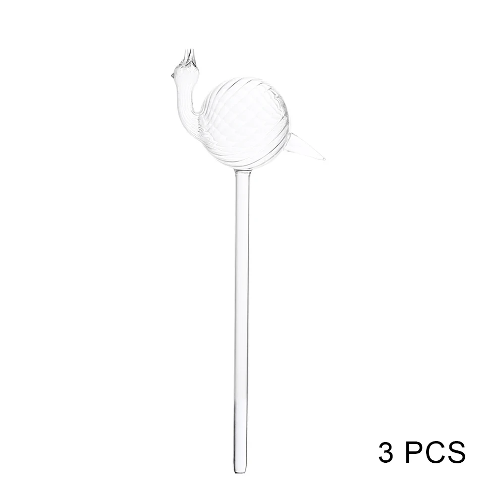 3 pcs snail Самополивающаяся шаровая растительная Цветочная водяная лампа в форме животного стеклянный домашний декор E2S - Цвет: 3 pcs snail
