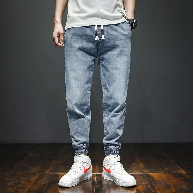 Fashion Streetwear Men Jeans Large Size M-7XL Printed Designer Denim Cargo Pants Slack Bottom Joggers Pants Hip Hop Jeans Men Fashion Streetwear Men Jeans Large Size M-7XL Printed Designer Denim Cargo Pants Slack Bottom Joggers Pants Hip Hop Jeans Men