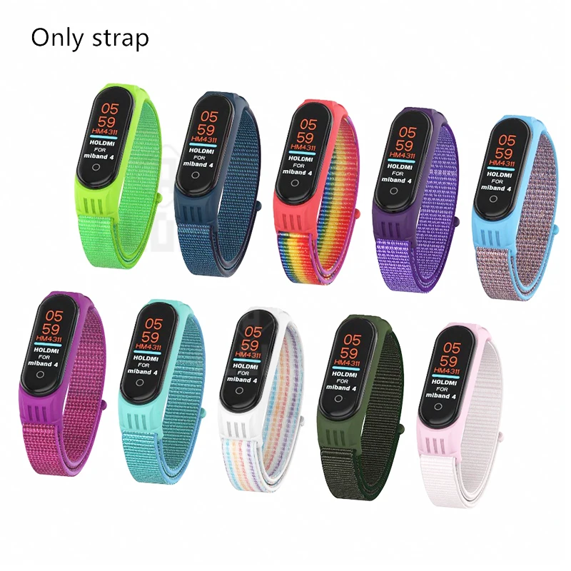 Nylon-Bracelet-for-Xiaomi-Mi-band-4-3-strap-miband-4-Sport-Wristband-Breathable-Watch-straps (2)