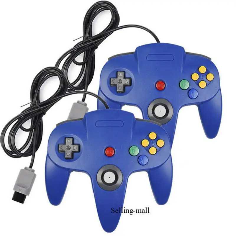 N64 геймпад джойстик игровой коврик длиной проводной для Классический 64 консолей