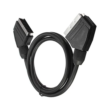 

2020 New Scart to Sart cable EU Scart cable for TV DVD STB 21-pin Scart male to male 1.5m