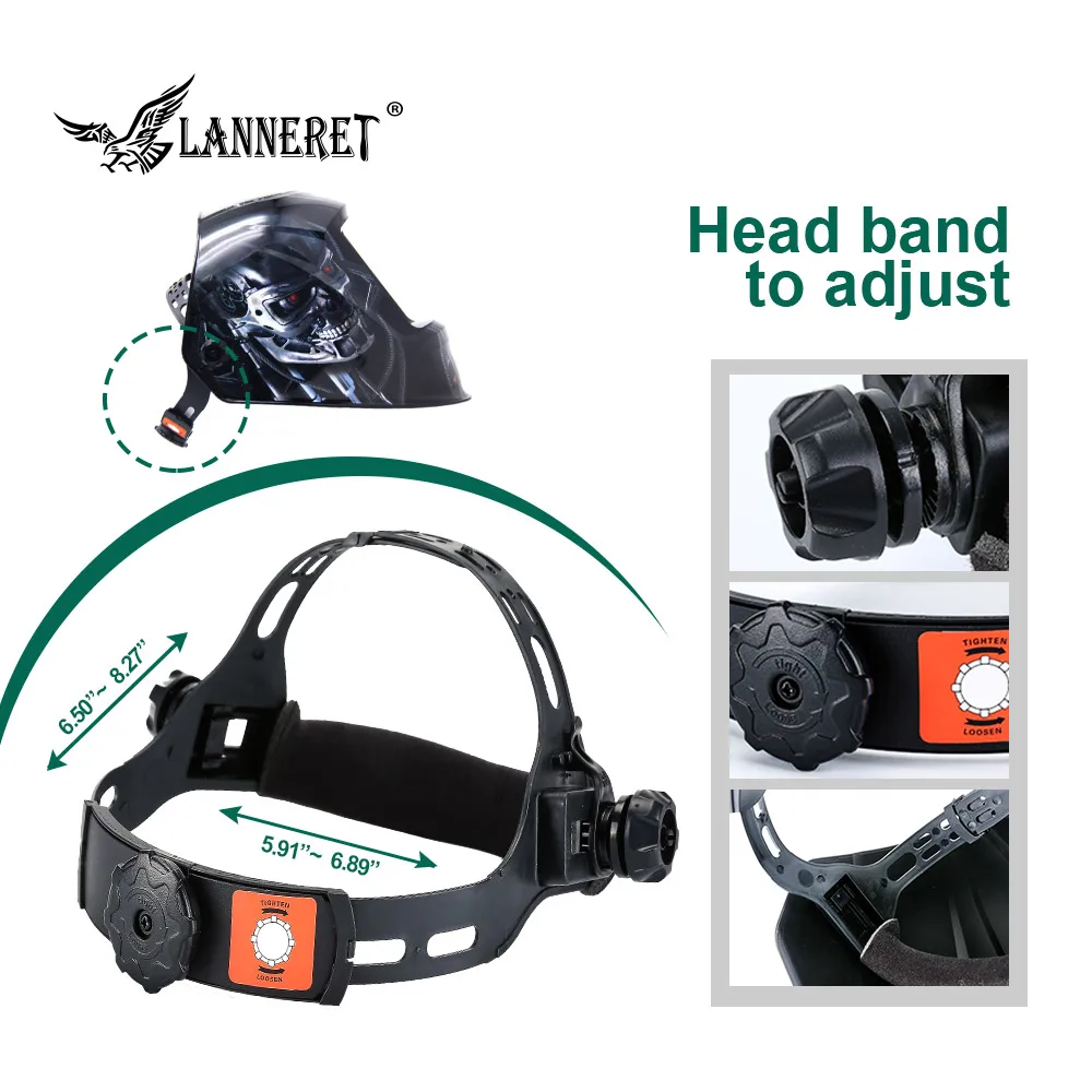 LANNERET MMA MIG TIG Welding Mask Welding Helmet Eagle for Welding Machine for Soldering Welder Cap for Welding