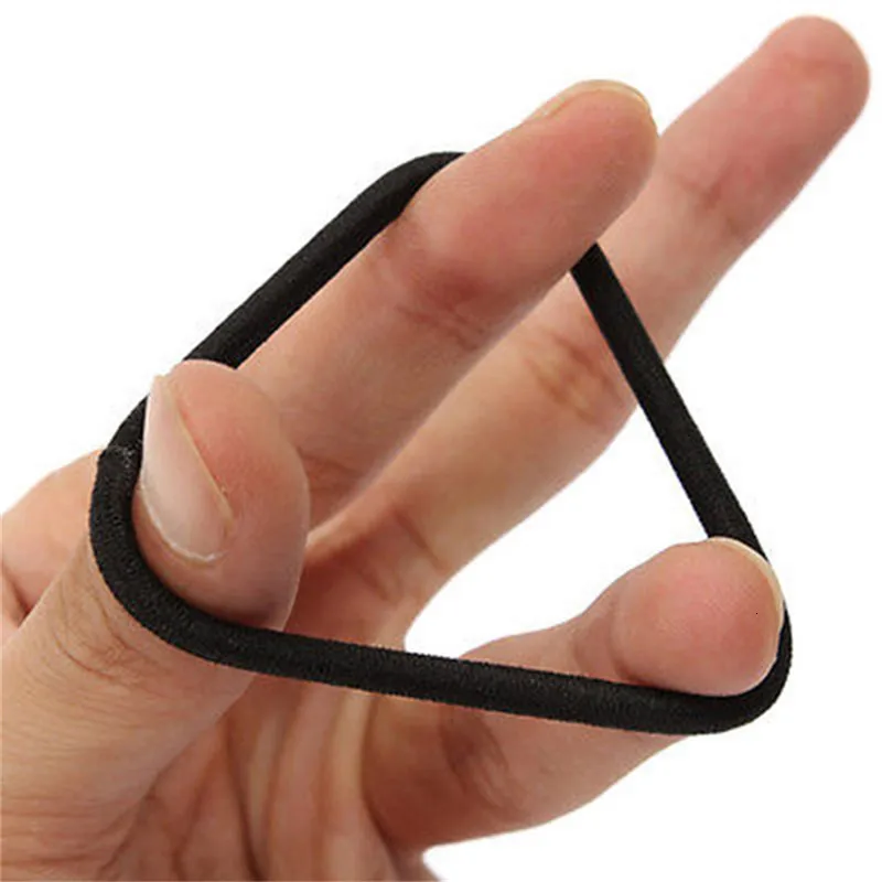 

10Pcs/Set Women Elastic Hair Ties Band Ropes Rings Ponytail Holder Accessories Black Free Shipping