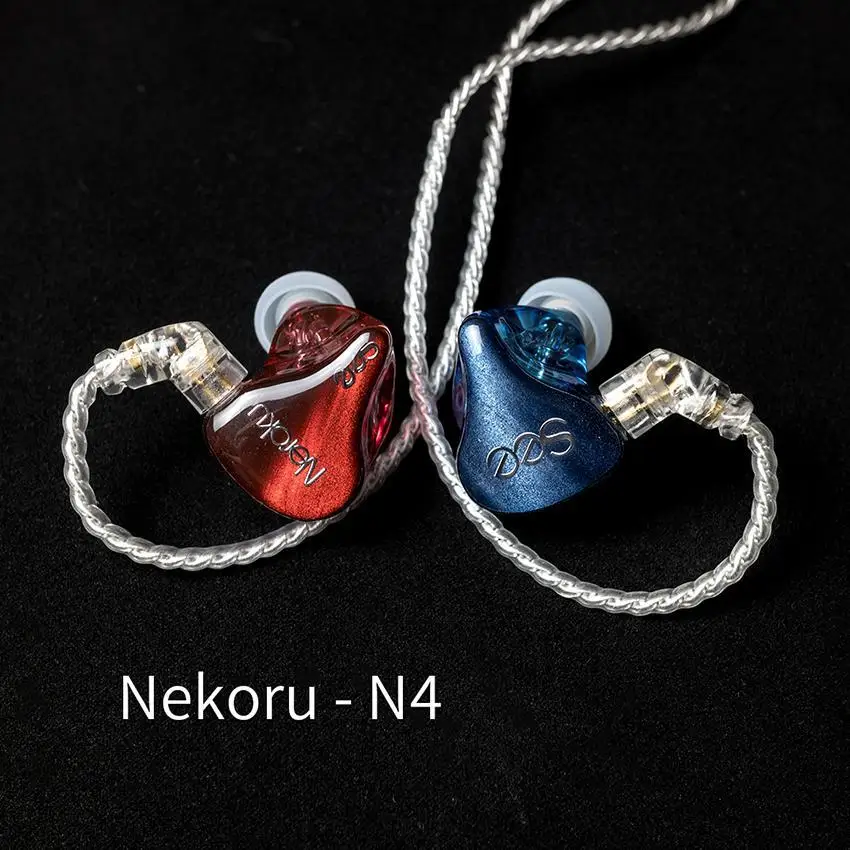 SeeAudio Nekoru4 N4 4BA Knowles Balanced Armature Tuning Customize HIFI Music Monitor DJ Studio ACG Audiophile Earbuds Earphones