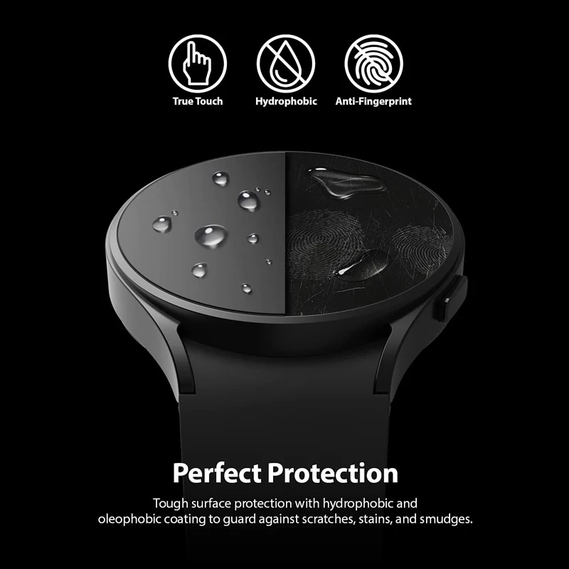 Tempered Glass Screen Protector for Samsung Galaxy Watch 4 , 44mm, 40mm,Classic Clock Cover Protection，Smart watch Accessories