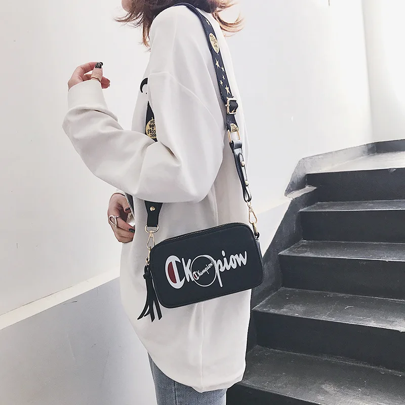 

INS Super Fire Spring New Arrival Bag Women's 2019 New Style Fashion Korean-style Broadband Fairy Versatile Crossbody Bag
