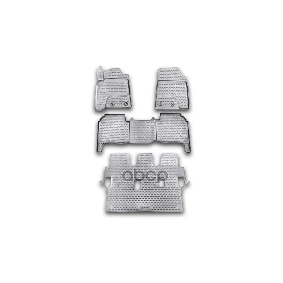 Коврики В Салон Toyota Land Cruiser 200, 2012- 4 Шт.(Полиуретан) ELEMENT арт. NLC.48.53.210k