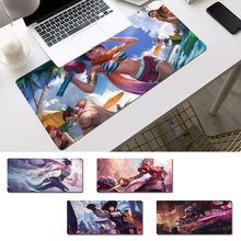 

High Quality League of Legends Fiora Gaming MousePad PC Laptop Gamer Mousepad Anime Antislip Mat Keyboard Desk Mat For Overwatch