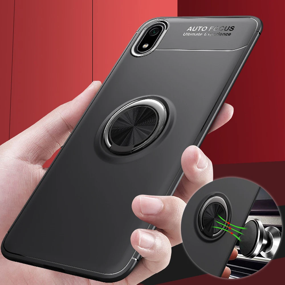 Подставка с магнитным кольцом чехол для телефона xiaomi 5X A1 6 6X A2 8 SE MAX2 redmi 4X в 6a
