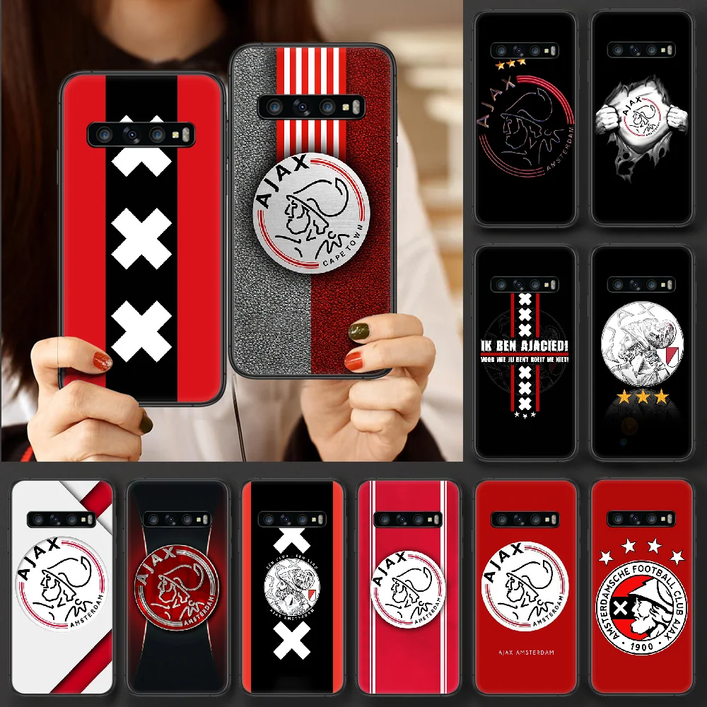 Ajax Team жесткий чехол для телефона Samsung Galaxy Note S 8 9 10 20 Plus E Lite Uitra черный 3D силиконовая