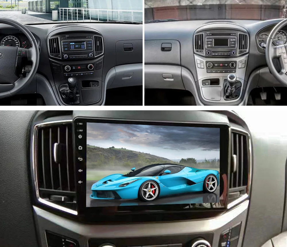 Cheap SINOSMART 2.5D IPS/QLED Screen 1G/2G Car Navigation GPS Player for Hyundai H1 2015-2019 32EQ DSP, 4G SIM Card Slot Optional 2