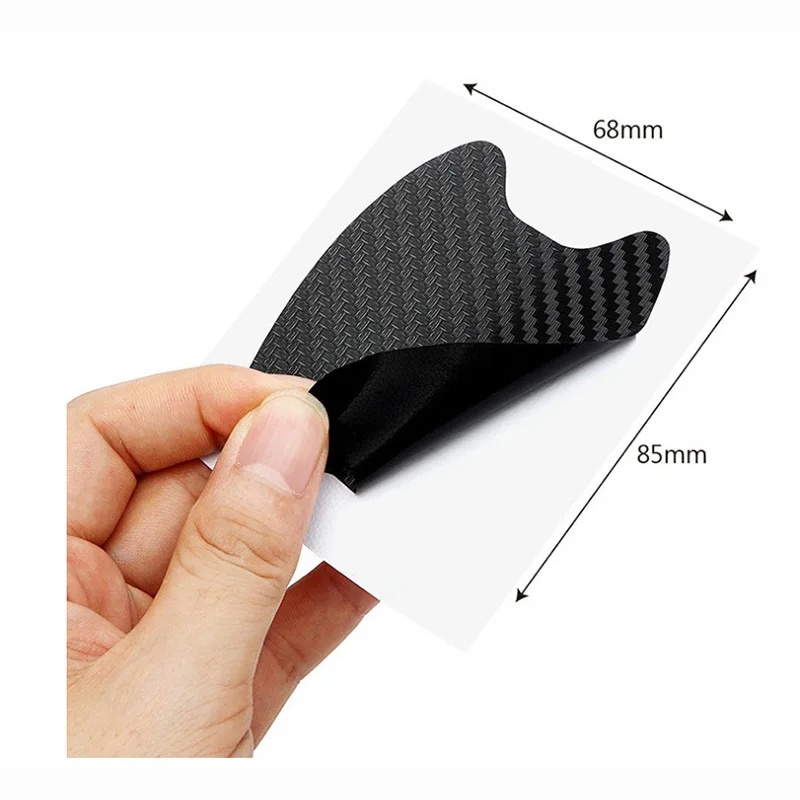 C214 AliExpress EBay Ручка Наклейка s 3D углеродного волокна наклейка на запястье 4-Pack царапин бампер наклейка s устойчивый к царапинам бампер Стик