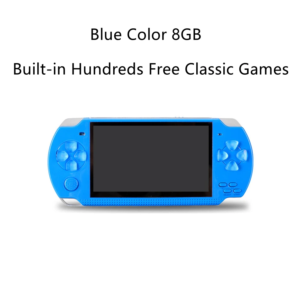 Free Ship Handheld Portable Retro Game Console 4.3 inch Color Screen with Hundreds Free Classic Games TV game Machine 