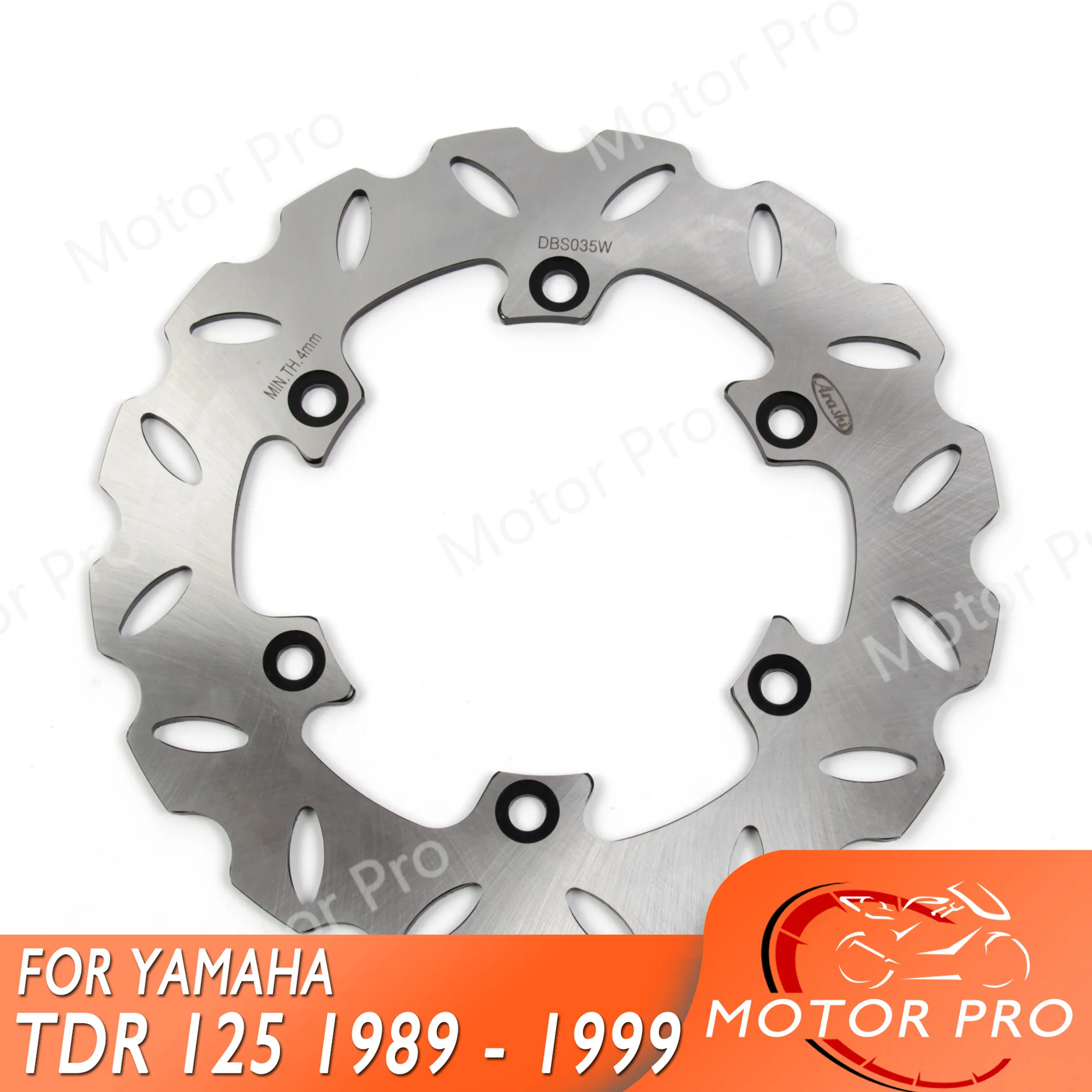TDR125 задний тормозной диск для YAMAHA TDR 125 1989 1990 1991 1992 1993 1994 1995 1996 1997 1998 1999 01 мотоцикл