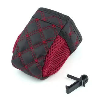 

Mini Car Tuyere Grocery Bags Car Bag Cell Phone Pocket Car Pouch Glove Black-Red Car Storage Outlet Auto Car Accessory