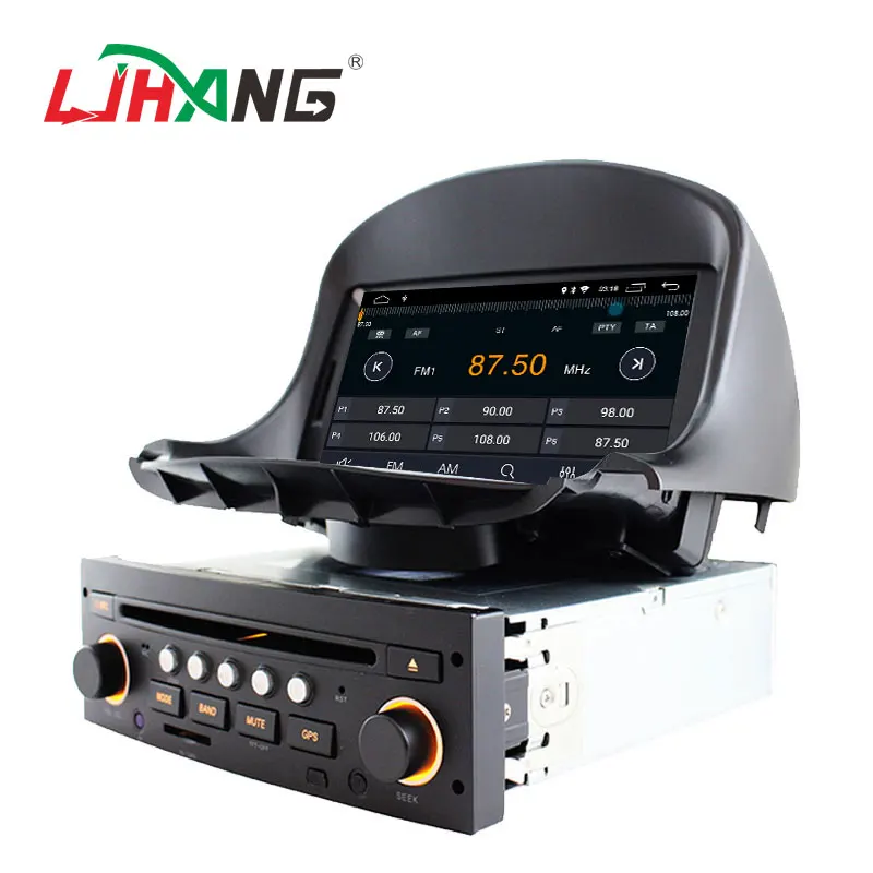 Sale LJHANG Android 9.0 1 Din Car DVD Player for PEUGEOT 206 206CC GPS Navigation Multimedia Car Radio Stereo Headunit WIFI USB Audio 3