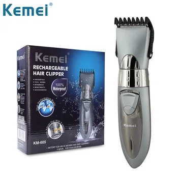 

Kemei Trimmer 6 In 1 Hair Clipper for Men Rechargeable Haircut Machine Mower Professional Wireless Hairdresser's Scissors