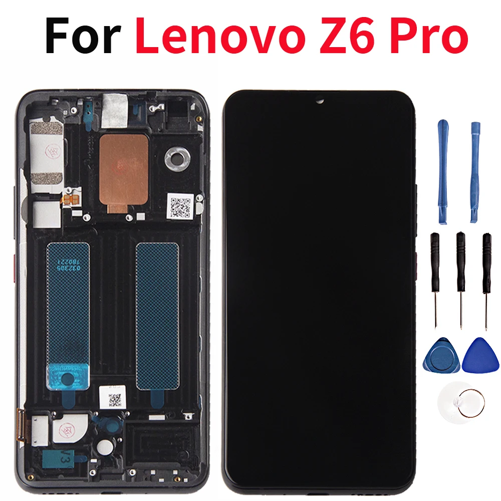1080x2340 ЖК дисплей для lenovo Z6 Pro сенсорный экран дигитайзер панель Pro|Экраны